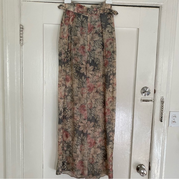 Zimmermann Cavalier Linen and Silk Floral Pants - Picture 4 of 14